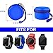 Case Compatible with Vtech KidiZoom Smartwatch DX4, DX2, DX3, for Little Tikes Tobi/for Watch 2/ for Gizmo Watch, Kids Watches Carrying Storage Box for Accessories with Mesh Pocket (Bag Only) (Blue)