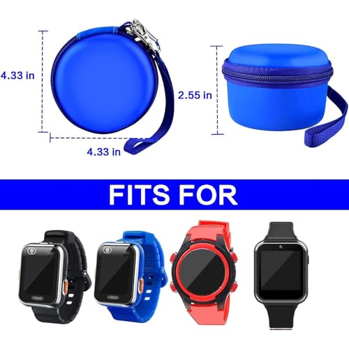 Case Compatible with Vtech KidiZoom Smartwatch DX2, DX3, for Little Tikes Tobi/for Watch 2/ for Gizmo Watch, Kid Watches Carry Box for VTech Kidizoom Smartwatch DX and Accessories (Bag Only)