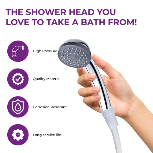 High-Pressure Blue Canyon Alpha Shower Head - Easy Install Chrome - Image 2