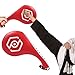 QSTDGVPW Taekwondo Training Foot Target Force Test Kick Pad Sturdy Lightweight Practical Kids for Sanda Boxing Training Supplies, Red
