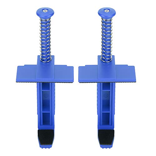 Fdit 2PCS Brick Liner Clamps Runner Wire Brick Line Clips Wire Drawer Bricklaying Tool Leveling Measuring Tool Engineering Accessory(1#)
