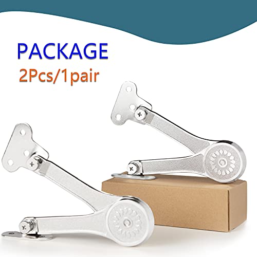 Toy Box Hinges Soft Close,Apffsy Lid Support Hinges,Lid Stay For Chest Wardrobe Closet Cupboard Wooden Box, Max Weight Support 50Lb/2Pcs #TOP5