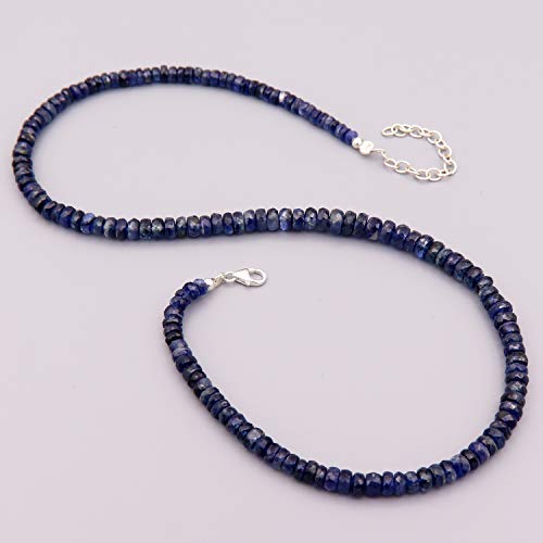 Collier perles argent 925 et pierres semi-précieuses pour fille