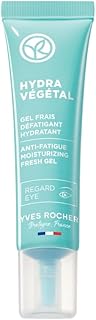Yves Rocher HYDRA VÉGÉTAL Invigorating Eye Care Gel Cream for More Moisturising for Dark Circles & Puffiness 1 x Tube 15 ml
