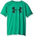 Under Armour Boys' Tech Big Logo Short Sleeve T-Shirt, Geode Green/Black, Youth Small