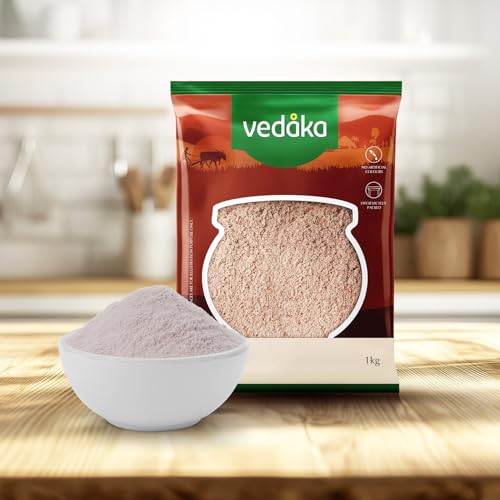 Image of Amazon Brand - Vedaka Ragi Flour (Nachni Atta), 1 kg