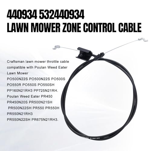 Mannial 440934 Lawn Mower Zone Control Cable