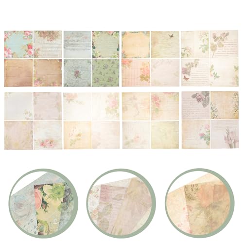 Álbumes de recortes con papel vintage decorativo 7