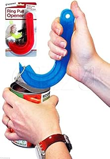 dpny Can Opener, stainless steel, Blue, 21 x 11.8 x 1.6 cm