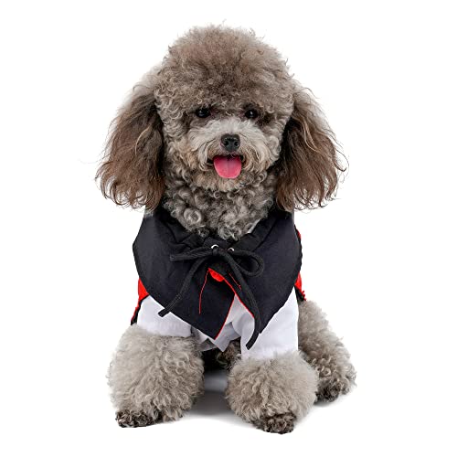 Yoption Cat Dog Vampire Costume, Pet Halloween Christmas Cosplay Dress Hoodie Funny Outfits Clothes For Puppy Dogs (M) #TOP3