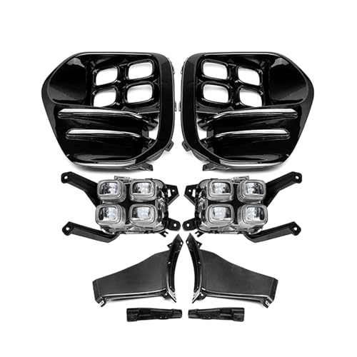 XCZPRKMXY LED DRL Daytime Running Light Front Bumper Driving Fog Lamps Assembly Accessories Compatible With KIA Compatible with Sportage 2017 2018