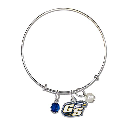 Fan Frenzy Gifts Bangle Bracelet Officially Licensed NCAA College Bracelets | Adjustable to Up to 8 Inches | College Team Jewelry (Georgia Southern University)