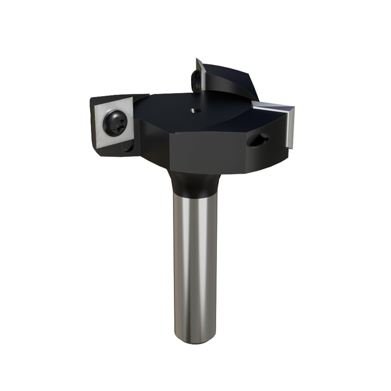 1 zestaw 12mm 1/2 "Shank wymienne ostrze struganie frez czołowy wkładka w stylu Spoilboard CNC nawierzchnia do drewna(12.7x60x80.5)