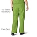 WonderWink Origins Women’s Romeo Flare Leg Cargo Pant - Green Apple, S