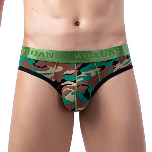 Camo Panties For Men, Sexy Low Rise Jockstrap Briefs, Butt-Flaunting Undies For Club, Camouflage Big Pouch Underwear #TOP4