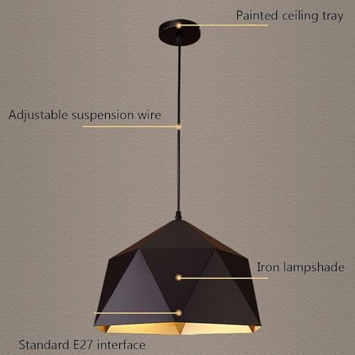 Luminaires de décoration intérieure suspendus style industriel blanc E27 - 2