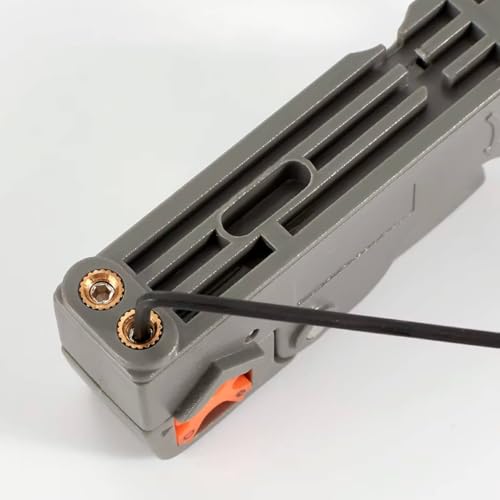 Decapador de Cabo Coaxial Profissional, Compatível com RG6/RG59/RG58/RG62, Ajustável com 3 Lâminas,