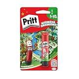 Cola em Bastão Pritt, ideal para escola ou escritório, Cola para artesanato excelente para trabalhos de colagens, Cola escolar segura para crianças, 1x10g