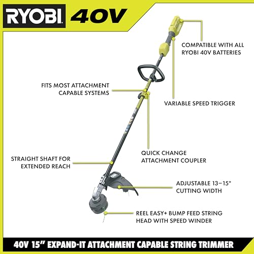 RYOBI 40V Attachment Capable 15