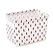 Small Canvas Storage Bins, Mini Cute Foldable Fabric Storage Basket Box, Toy Organizer Hamper for Baby,Kids,Pets,Office, Makeup, Keys,Shelves,Desk,Liitle Items 4 Pack(black&white)