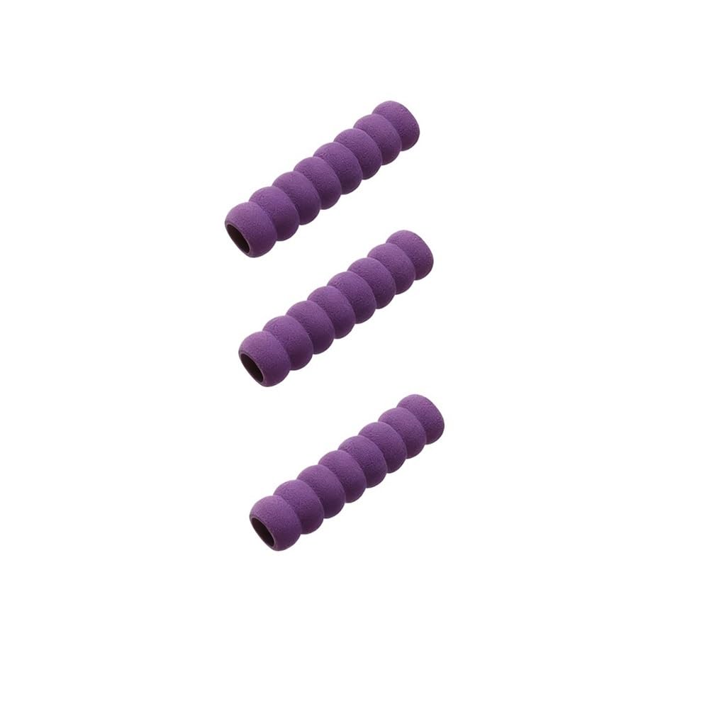 TIANSHENGQI 3Pcs Spiral Foam Door Handle Cover - Elastic Anti-Collision Doorknob Guard for Home Safety & Decor(3pcs Purple)