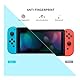 Shunwige [2 Stück] Temperiertes Glas-Bildschirmschutzfolie, Entwickelt für Nintendo Switch 0,33 mm, Anti-Kratz, Blasenfrei, 9H Härte