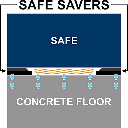 Miniatura 7 de Gun Storage Solutions Guardadores apilables seguros para armas, cuñas negras (paquete de 6)