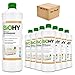 Produktbild BiOHY Premium Polsterreiniger (9 x 1 Liter) | Bio Konzentrat für Polstermöbel, Sofas, Teppiche & Textilien | für Nasssauger & andere Geräte geeignet | geruchslösender Fleckentferner