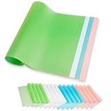 Zoyiancy 20 alfombrillas antideslizantes para frigorífico, lavables para frigorífico, alfombrillas de silicona para retirar el lugar a medida, para frigorífico, cajón, alfombrilla