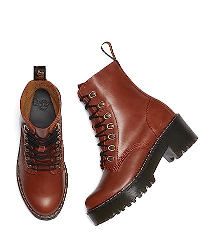 Dr. Martens Women's Leona Leather Heeled Boot Fashion2