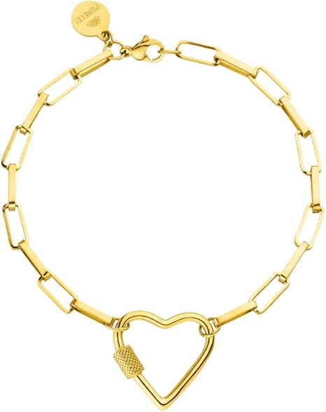 Palekana Heart Bracciale 100% acciaio inossidabile Braccialetto