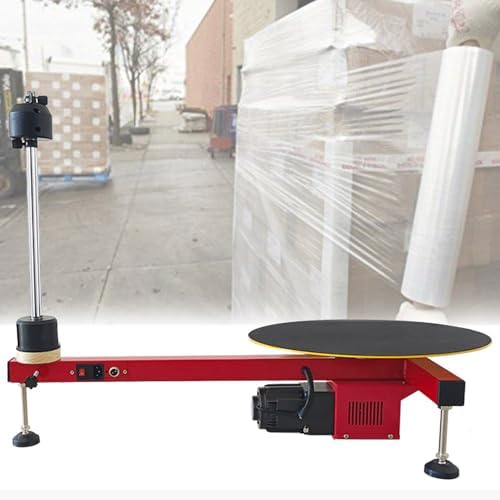 Electric Stretch Film Dispenser Machine, T-Type Wrapping Bench for Warehouse & Logistics, Automatic Film Baler for Factory & Express Stations, Efficient Packaging Solution E40