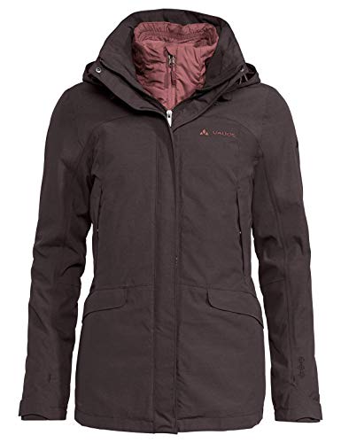 VAUDE Damen Doppeljacke Women's Skomer 3in1 Jacket, Pecan Brown, 36, 42035