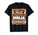 caffettière divertente regali ninja humor Maglietta