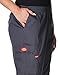 Dickies Men's Zip Fly Pull-On Scrub Pant, Pewter, Large