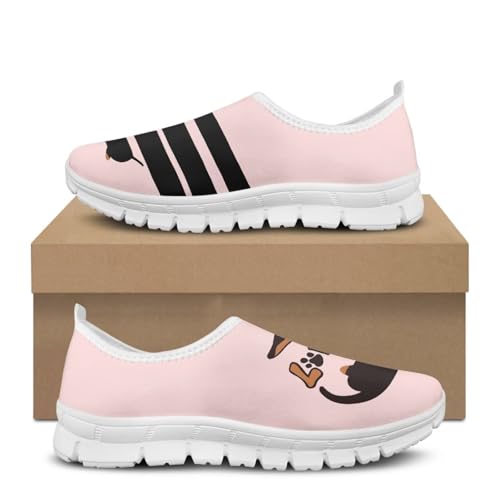 Image of Jeiento Cute Dog Women's Casual Slip On Shoes Loafers Sneakers for Women