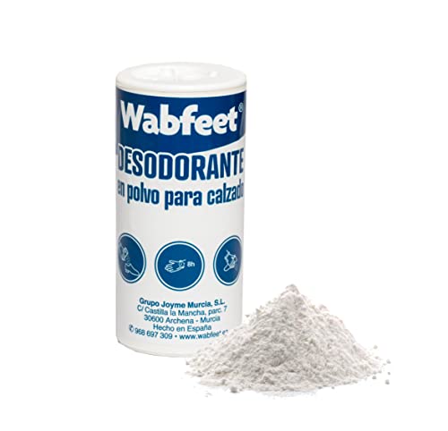Desodorante pies elimina olor zapatos de todo tipo. Polvos desodorantes para prevenir sudor y hongos. Polvo desodorante pies, evita olores en zapatillas con este tratamiento de talco para pies.