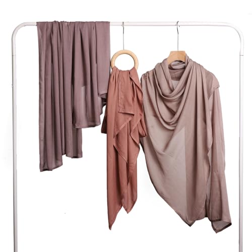 SUNDSGT Hijab Scarf for Women Soft Lightweight Muslim Hijab for Women Long Scarf Shawl Wrap3
