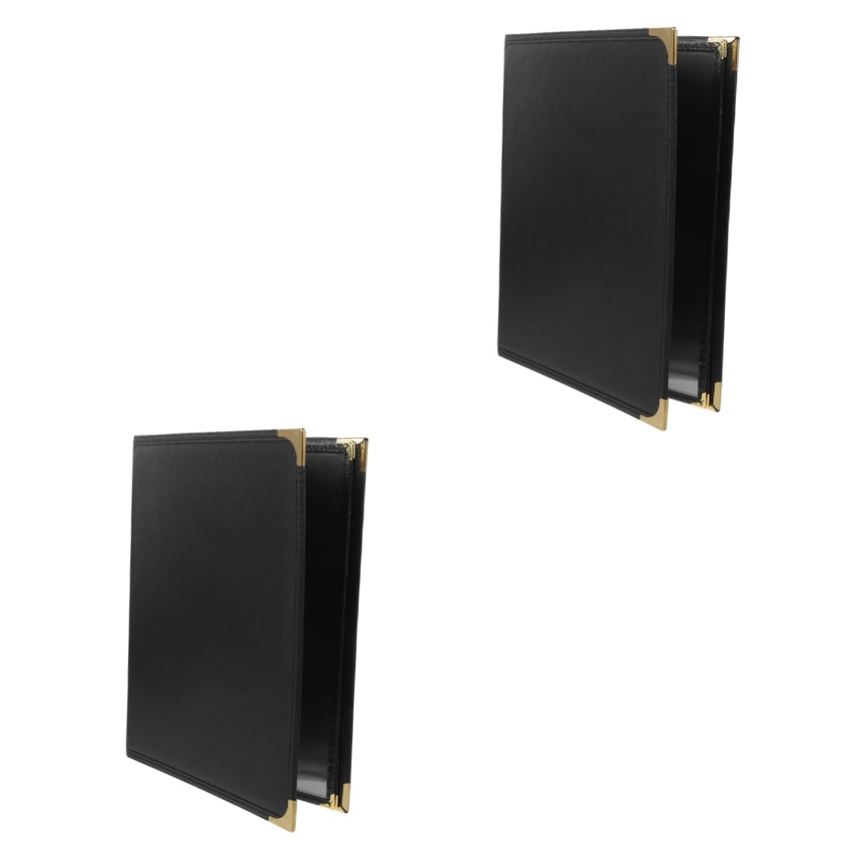 POPETPOP 2 Piezas Funda Transparente para Menú de Restaurante Protectora de PVC con Páginas Interiores Soporte Reutilizable y Fácil Limpieza para Bares y Cafeterías