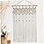 Macrame Curtains for Window 39x41 Inch Large Macrame Wall Hanging Tassel Boho Door Curtain for Living Room Bedroom Wedding Backdrop Decor.