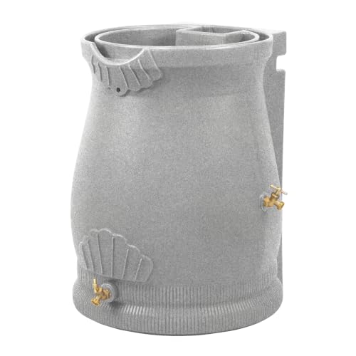 Good Ideas Rain Wizard Urn Shaped Water Collection Barrel, 50 Gallon