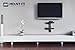 Mount-It! Floating Wall Mounted Shelf Bracket Stand for AV Receiver, Component, Cable Box, PlayStation, Xbox, DVD Player, Projector, 34 Lbs Capacity, 2 Shelves, Tinted Tempered Glass