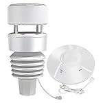 froggit DP2000 Estación meteorológica 7 en 1 Ultra...: Estación meteorológica DP2000 7 en 1 Ultra WiFi Gateway – Contenido del envío: 1 puerta de enlace, 1 unidad exterior DP1100, 1 cable de conexión USB Conexión de hasta 8 sensores inalámbricos de temperatura del suelo (froggit DP150) (se vende por sepa...