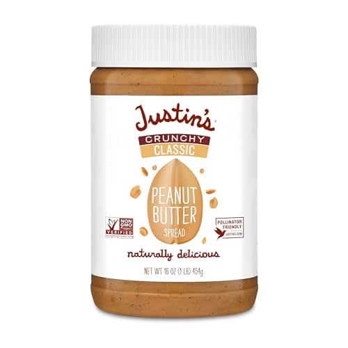 Justins Peanut Butter Classic Crnch, 16 oz