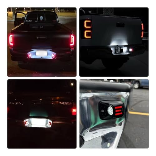 Luz LED de matrícula para Toyota Tacoma 1995-2004 impermeable 2 piezas 6