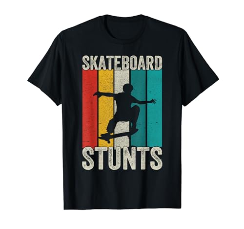 Skateboard Stunts I Skateboarding Camiseta