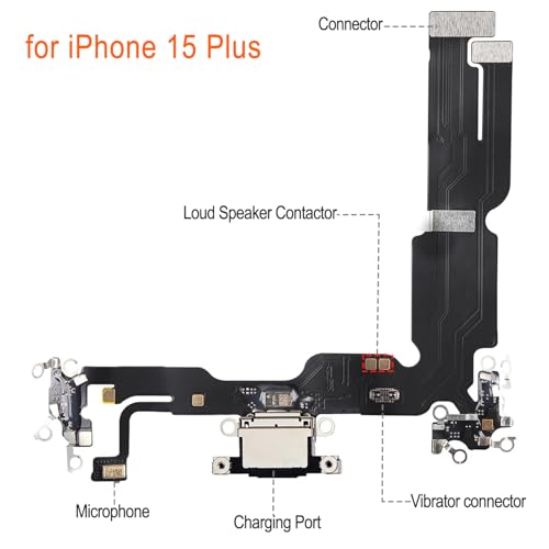 Câble flexible port de charge USB de rechange compatible iPhone 15 Plus - 2