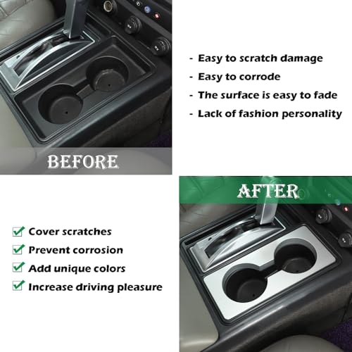 Adaptador Expansor Portavasos para Hummer H2 2003-2007 Plata miniatura 2