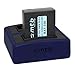 Produktbild Akku + Dual-Ladegerät Compact (USB) für DMW-BLE9(E), BLG10(E) / Panasonic DMC-GF3, GF5, GF6, GX7, GX80, LX100, TZ81, TZ91, TZ10 - s. Liste! (inkl. Micro-USB-Kabel)