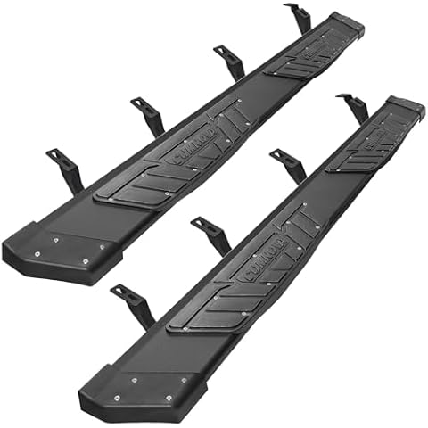 COMNOVA Aluminum Running Boards Compatible with 2024-2025 Toyota Tacoma Double Cab Crew Cab. 6.5 Inch Tacoma Side Steps Step Bars Step Boards, 2024-2025 Tacoma Running Boards Double Cab. Cover
